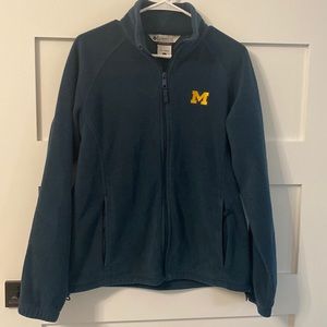 University of Michigan Columbia Jacket Sz XL Navy